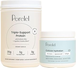 Perelel Triple-Support Plant Based Protein & Hydration Powder Bundle
