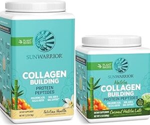 Coconut Matcha & Vanilla Vegan Collagen Protein Powder Set | Bundle & Save | Plant Based Collagen Booster | Non-GMO No Added Sugar Soy or Dairy (20 Servings Coconut Matcha, 40 Servings Vanilla)