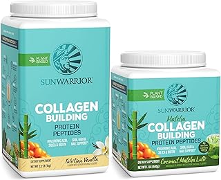 Coconut Matcha & Vanilla Vegan Collagen Protein Powder Set | Bundle & Save | Plant Based Collagen Booster | Non-GMO No Added Sugar Soy or Dairy (20 Servings Coconut Matcha, 40 Servings Vanilla)