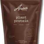Anea Plant Protein - Chocolate | 20g Vegan Protein | Complete Amino Acids | Dairy-Free, Gluten-Free, Cholesterol-Free | Rich Chocolate Flavor | Made in GMP Facility